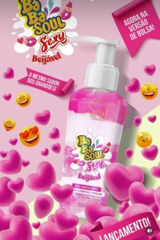 Hidratante Beijável | Babasoul Iogurte de Morango | 100ml