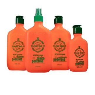 KIT PODEROSO-Tónico+Shampo+Condicionador+Serum GOLD SPELL *PRÉ VENDA* 25-30 dias Chegada