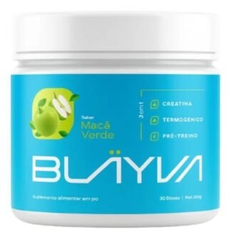 Blayva Silicone em Pó 390g — Pré-Treino Feminino 3 em 1 com Creatina, Foco e Termogénico Natural *PRE VENDA 25-30 dias chegada*