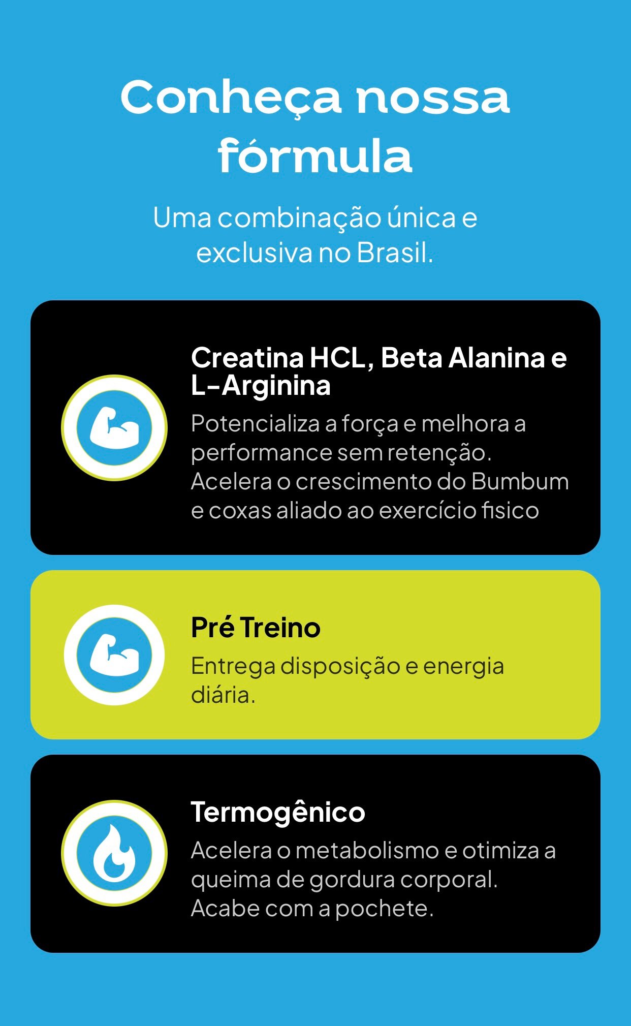 Blayva Silicone em Pó 390g — Pré-Treino Feminino 3 em 1 com Creatina, Foco e Termogénico Natural - Image 3