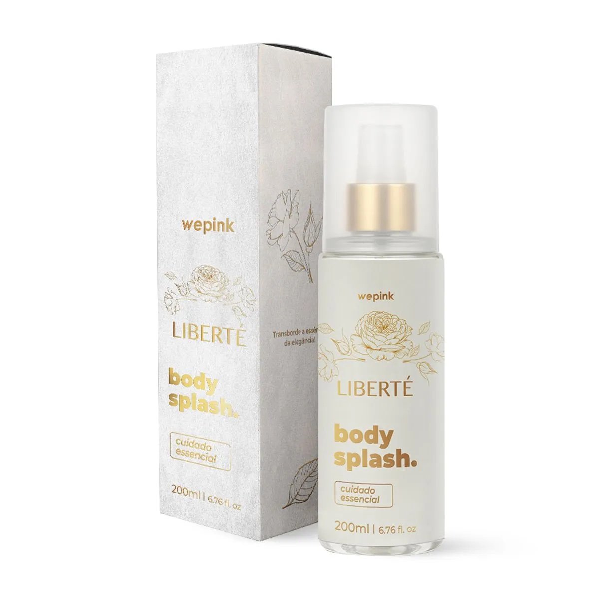 Body Splash Liberté Desodorante Colônia 200ml - Wepink