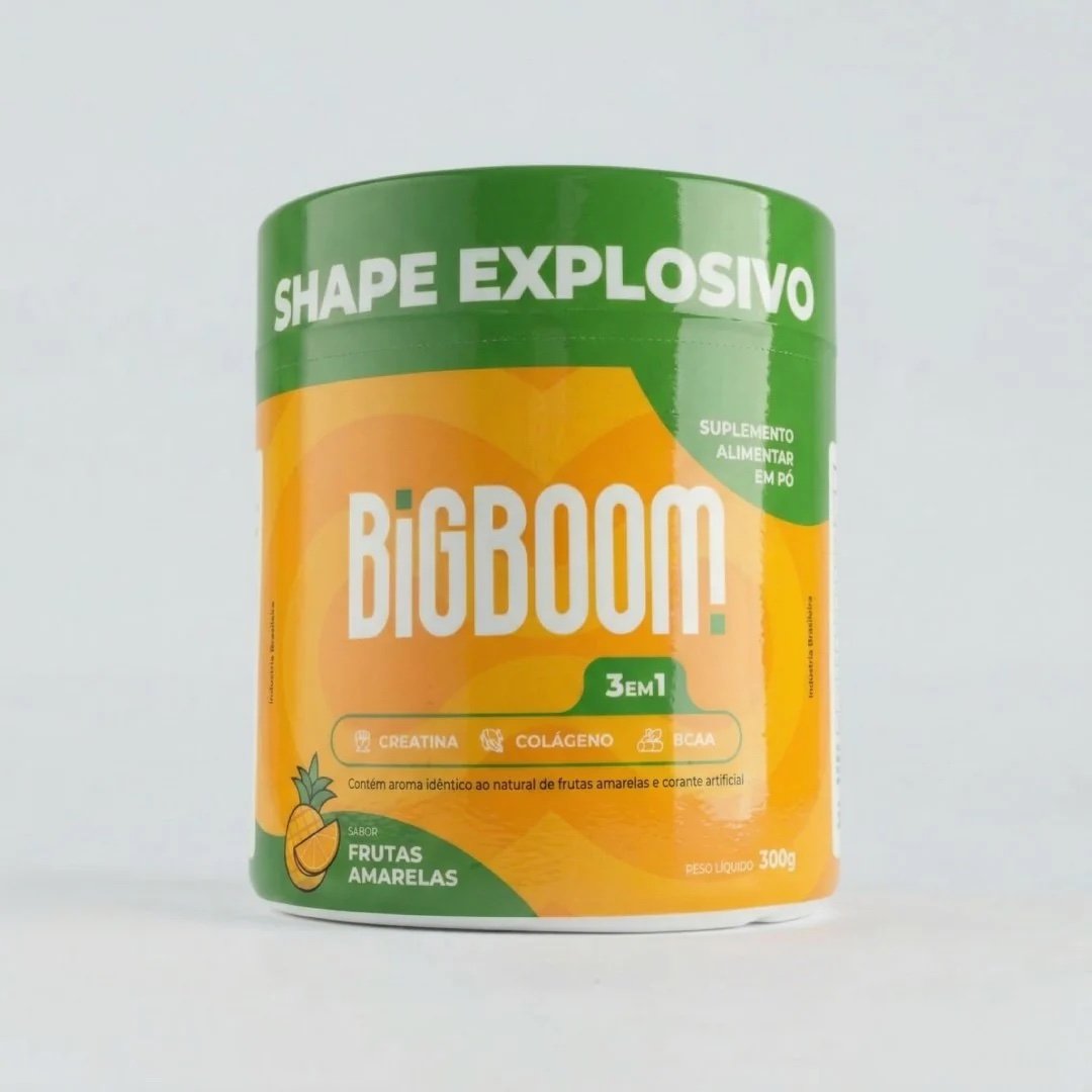 CREATINA 3 em 1 BIG BOOM FRUTAS AMARELAS